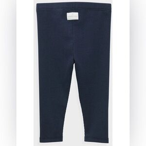 COUNTRY ROAD Organically Grown Cotton Solid Rib Legging in French Navy